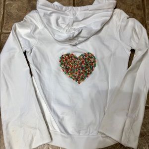 Twisted Hearts zipper jacket